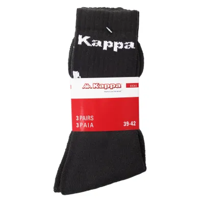 Шкарпетки Kappa Socks Logo Saboya 3-pack 35-38 black 304MT00-901 - 1 Шкарпетки Kappa Socks Logo Saboya 3-pack 35-38 black 304MT00-901 - 1 - Robinzon.ua