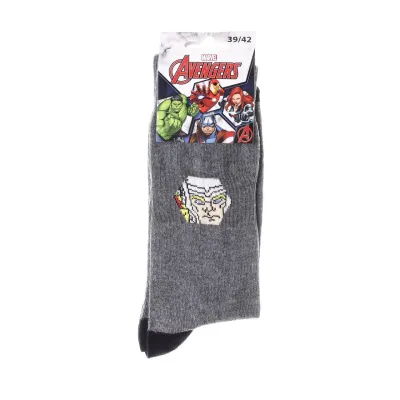Шкарпетки Marvel Thor 1-pack 39-42 dark gray 93152262-8 - 1 Шкарпетки Marvel Thor 1-pack 39-42 dark gray 93152262-8 - 1 - Robinzon.ua