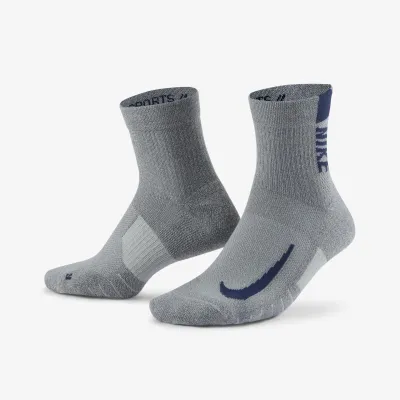 Шкарпетки Nike Multiplier Running Ankle 2-pack 34-38 grayblue SX7556-923 - 3 - Robinzon.ua