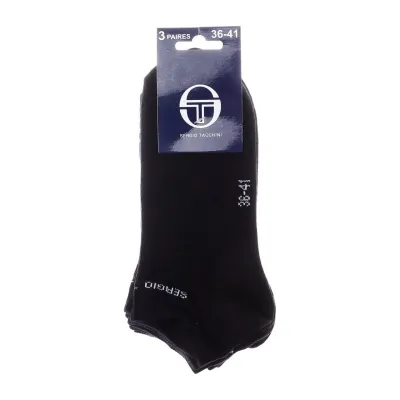 Шкарпетки Sergio Tacchini 3-pack 36-41 black 13151567-1 - 1 Шкарпетки Sergio Tacchini 3-pack 36-41 black 13151567-1 - 1 - Robinzon.ua