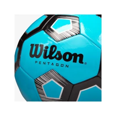 М'яч футбольний Wilson PENTAGON SB ROBL Блакитний Size 5 (WTE8542XB05 5) - 3 - Robinzon.ua