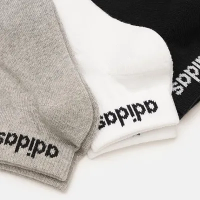 Шкарпетки Adidas C LIN ANKLE 3P білий, чорний, сірий Уні S (37-39) IC1304 S - 2 - Robinzon.ua