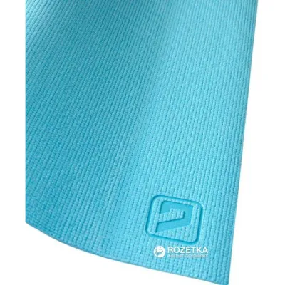 Килимок для йоги LiveUP PVC YOGA MAT синій 173x61x0.4см LS3231-04b - 1 - Robinzon.ua