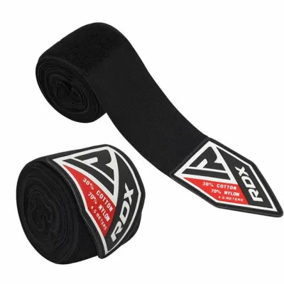 Бинти для боксу RDX WX Professional Boxing Hand Wraps Black (4.5м.) - 1 Бинти для боксу RDX WX Professional Boxing Hand Wraps Black (4.5м.) - 1 - Robinzon.ua