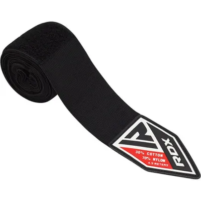 Бинти для боксу RDX WX Professional Boxing Hand Wraps Black (4.5м.) - 2 Бинти для боксу RDX WX Professional Boxing Hand Wraps Black (4.5м.) - 2 - Robinzon.ua