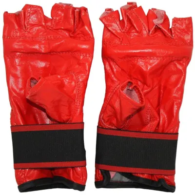 Перчатки шингарты кожаные SPRINTER на липучке красный XL - 2 - Robinzon.ua