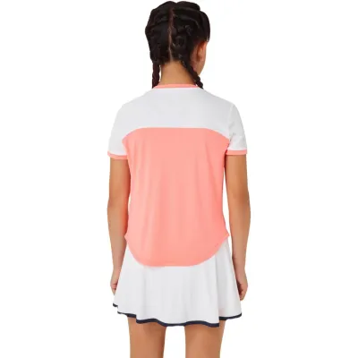Дитяча Футболка Asics GIRLS TENNIS SS TOP Білий Кораловий 128-137 (2044A039-701 128-137) - 2 Дитяча Футболка Asics GIRLS TENNIS SS TOP Білий Кораловий 128-137 (2044A039-701 128-137) - 2 - Robinzon.ua