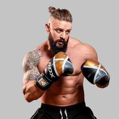 Боксерські рукавиці RDX F7 Ego Black Golden 12 унцій (капа у комплекті) - 5 Боксерські рукавиці RDX F7 Ego Black Golden 12 унцій (капа у комплекті) - 5 - Robinzon.ua