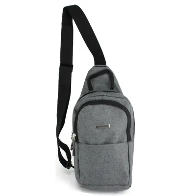 Рюкзак однолямочный на одно плечо 8 л Wallaby 112 серый - 2 - Robinzon.ua