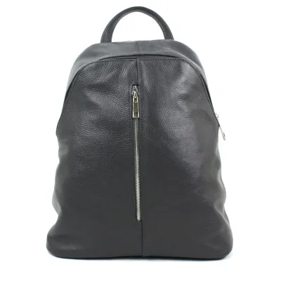 Женский кожаный рюкзак Borsacomoda 14 л темно-серый 841.021 - 1 - Robinzon.ua