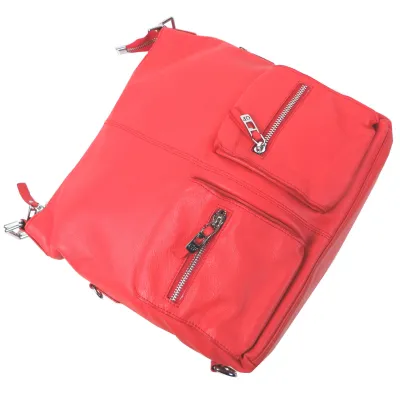 Женская кожаная сумка  Giorgio Ferretti коралловая - 3 - Robinzon.ua