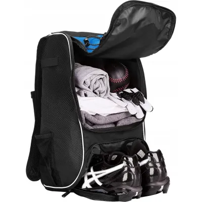 Спортивний рюкзак 22L Amazon Basics чорний із синім - 4 - Robinzon.ua