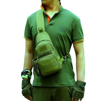 Тактична, армійська чоловіча сумка-слінг Survival хакі - 1 - Robinzon.ua