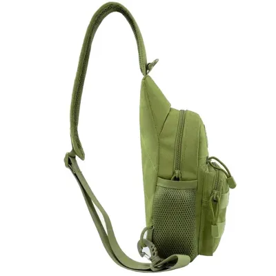 Тактична, армійська чоловіча сумка-слінг Survival хакі - 2 - Robinzon.ua