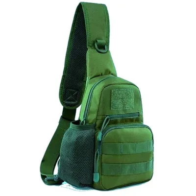 Тактична, армійська чоловіча сумка-слінг Survival хакі - 5 - Robinzon.ua