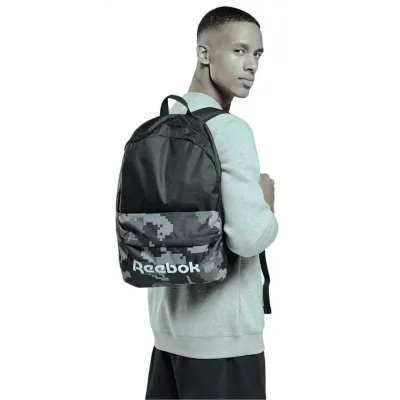 Спортивний рюкзак 24L Reebok Act Core чорний із сірим - 2 - Robinzon.ua