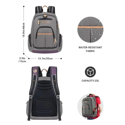 Городской рюкзак 25L KingCamp Arches  серый - 4 - Robinzon.ua