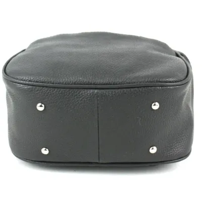 Шкіряний жіночий рюкзак Borsacomoda сірий 9 л - 3 - Robinzon.ua