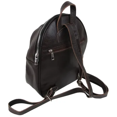 Шкіряний жіночий рюкзак 9L Borsacomoda коричневий - 3 Шкіряний жіночий рюкзак 9L Borsacomoda коричневий - 3 - Robinzon.ua
