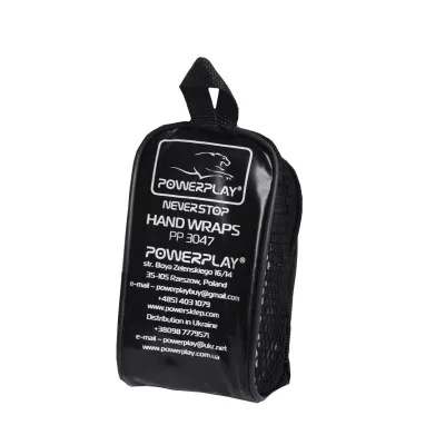 Бинти для боксу PowerPlay 3047 Сині Lycra (спандекс) (3м) - 4 - Robinzon.ua