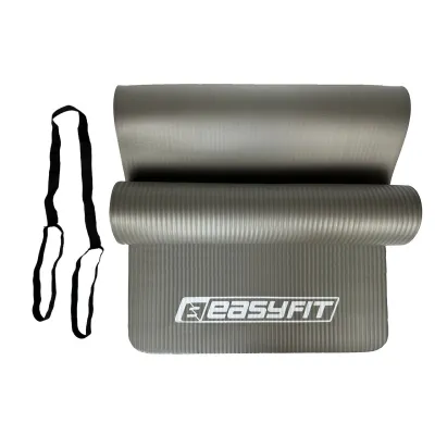 Килимок для фітнесу та йоги EasyFit NBR 10 мм Сірий - 1 Килимок для фітнесу та йоги EasyFit NBR 10 мм Сірий - 1 - Robinzon.ua