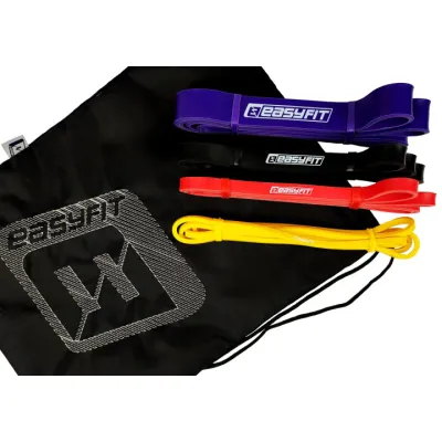 Резиновые петли EasyFit: набор 1-45 кг (4 шт) - 3 - Robinzon.ua