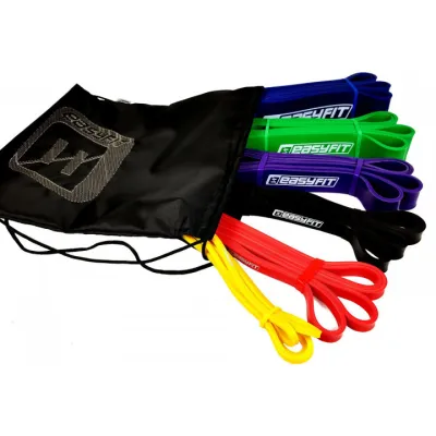 Гумові петлі EasyFit: набір 1-110 кг (6 шт) - 3 Гумові петлі EasyFit: набір 1-110 кг (6 шт) - 3 - Robinzon.ua