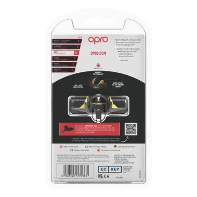 Капа OPRO Gold Braces під брекети доросла (вік 11+) Blackl/Gold (art.102506001) - 2 Капа OPRO Gold Braces під брекети доросла (вік 11+) Blackl/Gold (art.102506001) - 2 - Robinzon.ua