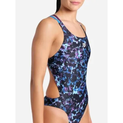Купальник закритий для женщин Arena ROCKIN SWIMSUIT SWIM TECH MULT фиолетовый 42 008159-889 42 - 2 - Robinzon.ua