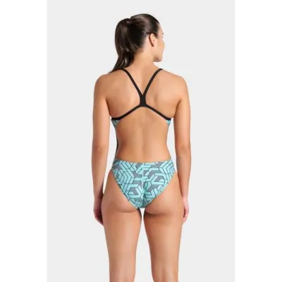 Купальник закритий для жінок Arena ESCAPE SWIMSUIT CHALLENGE BACK бірюзовий Жін 44 007739-580 44 - 2 - Robinzon.ua