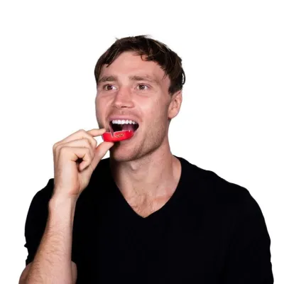 Капа OPRO Gold доросла (вік 11+) Red/Pearl (art.102504004) - 3 Капа OPRO Gold доросла (вік 11+) Red/Pearl (art.102504004) - 3 - Robinzon.ua