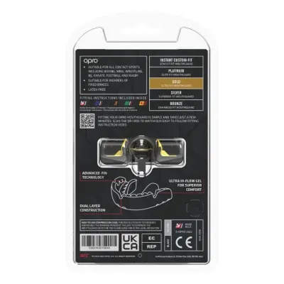 Капа OPRO Gold Braces під брекети доросла (вік 11+) Blackl/Silver(art.102518001) - 4 Капа OPRO Gold Braces під брекети доросла (вік 11+) Blackl/Silver(art.102518001) - 4 - Robinzon.ua