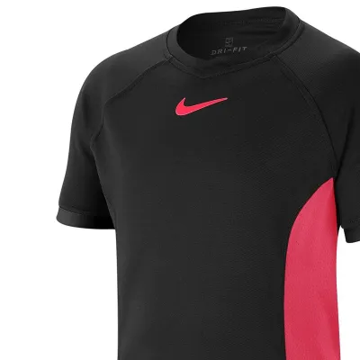 Дитяча Футболка Nike boy Dry SS top Чорний Рожевий 128-137 (CD6131-011 128-137) - 2 - Robinzon.ua
