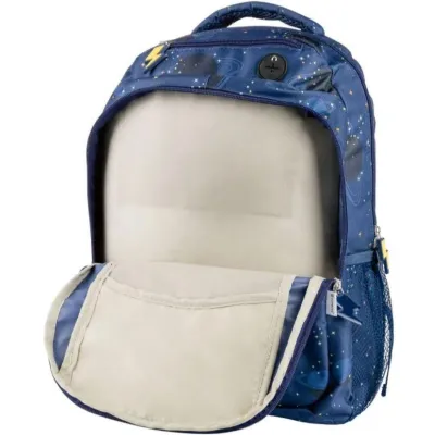 Легкий школьный рюкзак с роботом Topmove 16L синий - 4 - Robinzon.ua