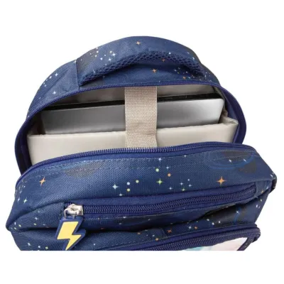 Легкий школьный рюкзак с роботом Topmove 16L синий - 6 - Robinzon.ua