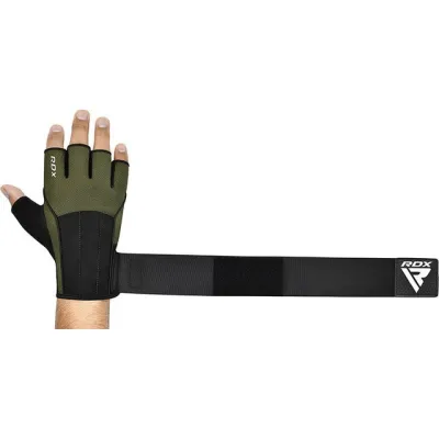 Перчатки для фитнеса RDX W3 ARMY GREEN WITH EVA PADDING-S - 5 Перчатки для фитнеса RDX W3 ARMY GREEN WITH EVA PADDING-S - 5 - Robinzon.ua