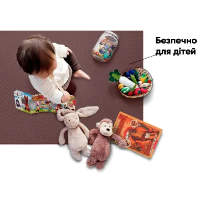 Татамі мат EasyFit SwallowTail (60х60 см) пазл хвіст ластівки коричневий - 5 Татамі мат EasyFit SwallowTail (60х60 см) пазл хвіст ластівки коричневий - 5 - Robinzon.ua