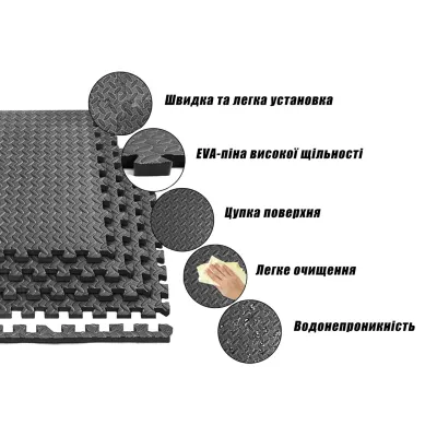 Татамі мат EasyFit SwallowTail-2 (20 мм) пазл ластівчин хвіст з бортиком - 1 Татамі мат EasyFit SwallowTail-2 (20 мм) пазл ластівчин хвіст з бортиком - 1 - Robinzon.ua