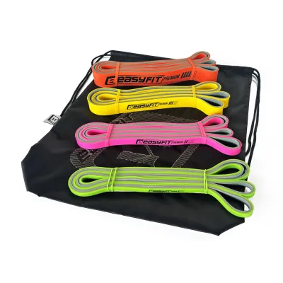 Набір двошарових резинок для підтягування EasyFit Premium 2-45 кг (4 шт) - 2 Набір двошарових резинок для підтягування EasyFit Premium 2-45 кг (4 шт) - 2 - Robinzon.ua