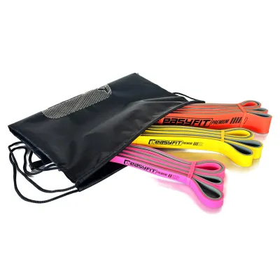 Набір двошарових резинок для підтягування EasyFit Premium 7-45 кг (3 шт) - 1 Набір двошарових резинок для підтягування EasyFit Premium 7-45 кг (3 шт) - 1 - Robinzon.ua