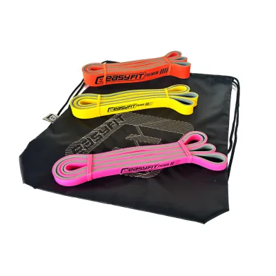 Набір двошарових резинок для підтягування EasyFit Premium 7-45 кг (3 шт) - 2 Набір двошарових резинок для підтягування EasyFit Premium 7-45 кг (3 шт) - 2 - Robinzon.ua