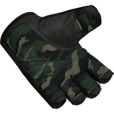 Перчатки для фитнеса RDX T2 Half Army Green PLUS-L - 2 Перчатки для фитнеса RDX T2 Half Army Green PLUS-L - 2 - Robinzon.ua