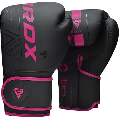 Боксерские перчатки RDX F6 MATTE PINK-12OZ (капа в комплекте) - 1 Боксерские перчатки RDX F6 MATTE PINK-12OZ (капа в комплекте) - 1 - Robinzon.ua