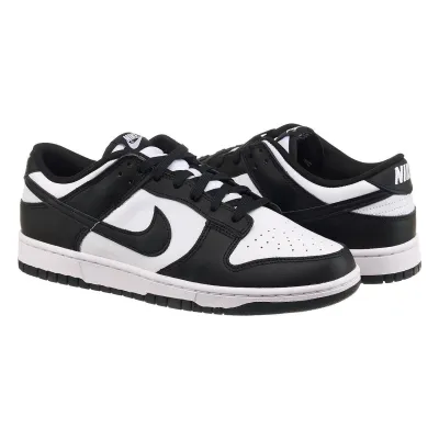 Мужские  Кроссовки Nike Dunk Low Retro Белый Черный 41 (7dDD1391-100 41) - 2 - Robinzon.ua