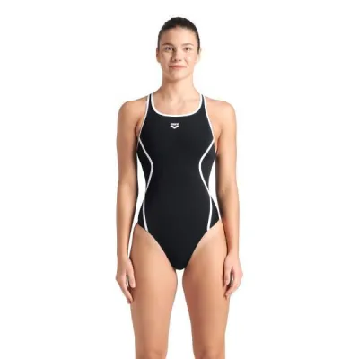 Купальник закритий для женщин Arena PRO_FILE SWIMSUIT SOLID черный, белый Жен 44 008055-510 44 - 2 - Robinzon.ua