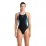 Купальник закритий для жінок Arena OPENINGS SWIMSUIT V BACK LB чорно-бірюзовий Жін 38 008063-580 38 - 2 - Robinzon.ua