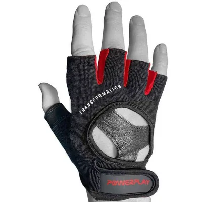 Рукавички для фітнесу PowerPlay 2222 Чорні L - 3 Рукавички для фітнесу PowerPlay 2222 Чорні L - 3 - Robinzon.ua