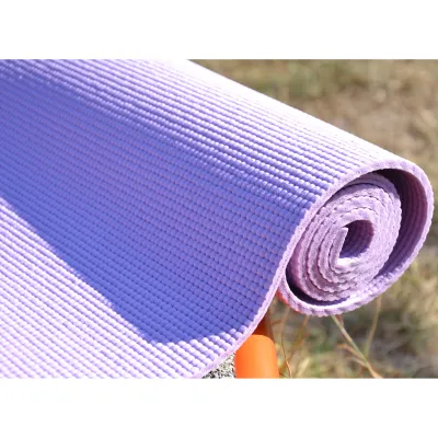 Килимок для йоги та фітнесу PowerPlay 4010 PVC Yoga Mat Лавандовий (173x61x0.6) - 4 - Robinzon.ua