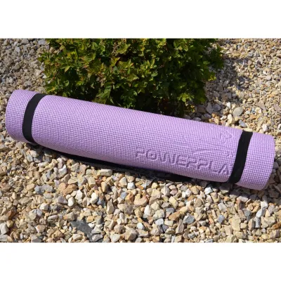 Килимок для йоги та фітнесу PowerPlay 4010 PVC Yoga Mat Лавандовий (173x61x0.6) - 6 - Robinzon.ua