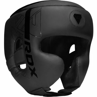 Боксерський шолом RDX F6 KARA Matte Black XL (капа у комплекті) - 1 - Robinzon.ua